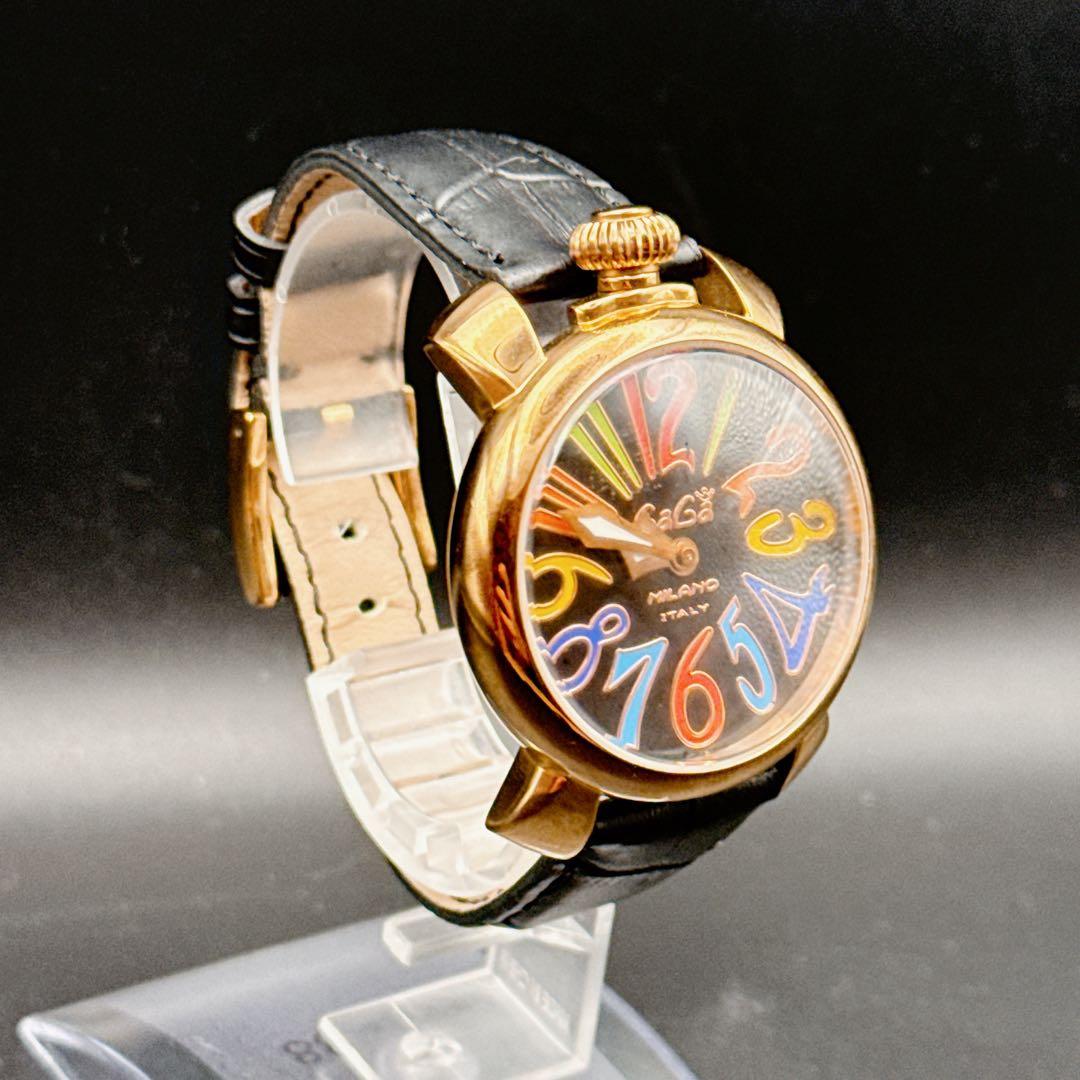 GaGa MILANO ガガミラノ マヌアーレ40 クォーツ 腕時計 稼働品