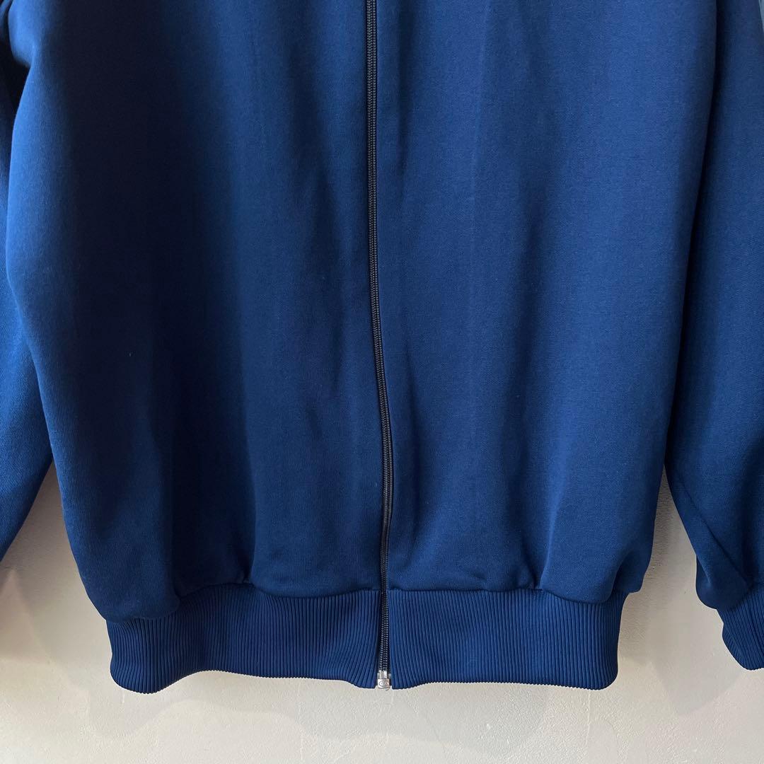 【超希少】アディダス デサント ジャージ 7号 2XL 水色 ネイビー 刺繍ロゴ