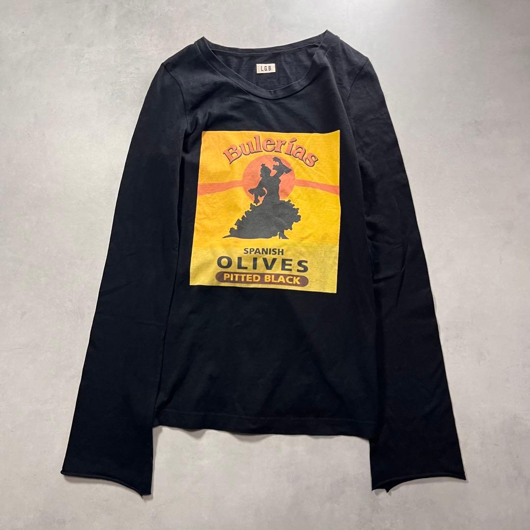 トップス 00s LGB long sleeve shirt Y2K