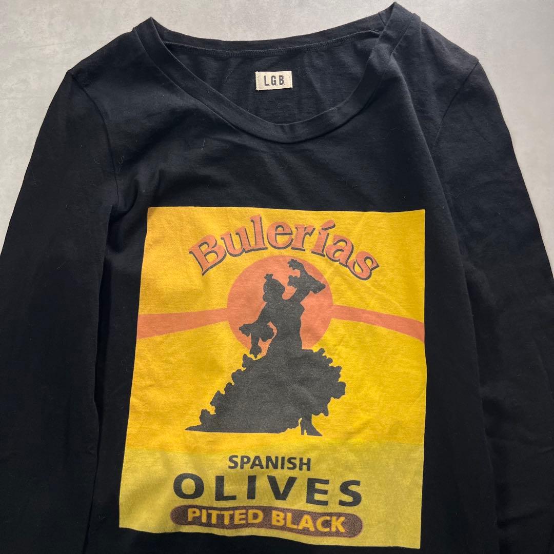 トップス 00s LGB long sleeve shirt Y2K