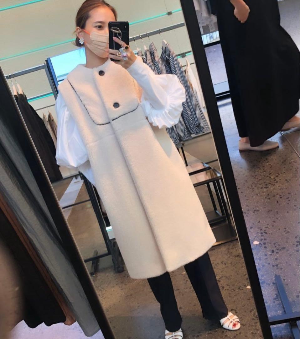 yori もこもこロングジレ