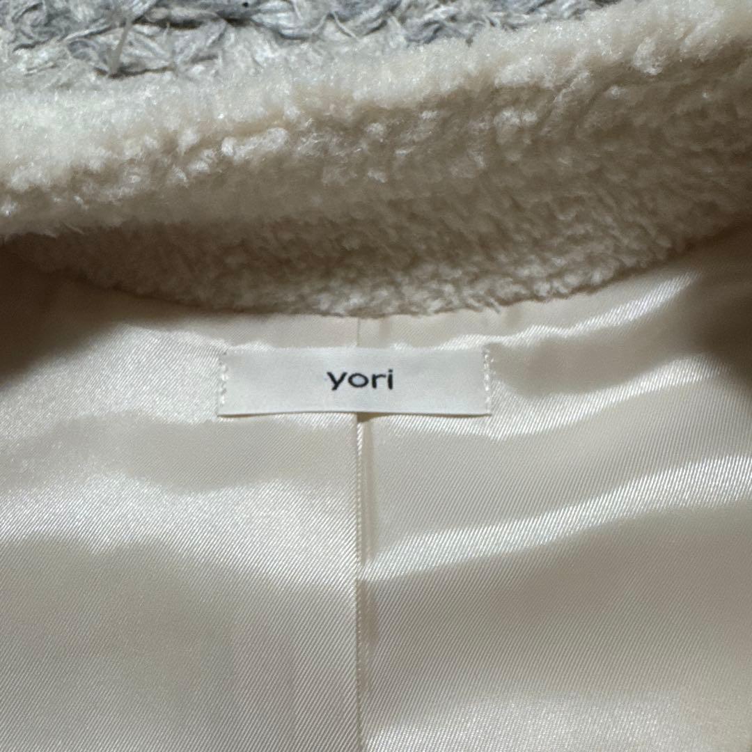 yori もこもこロングジレ