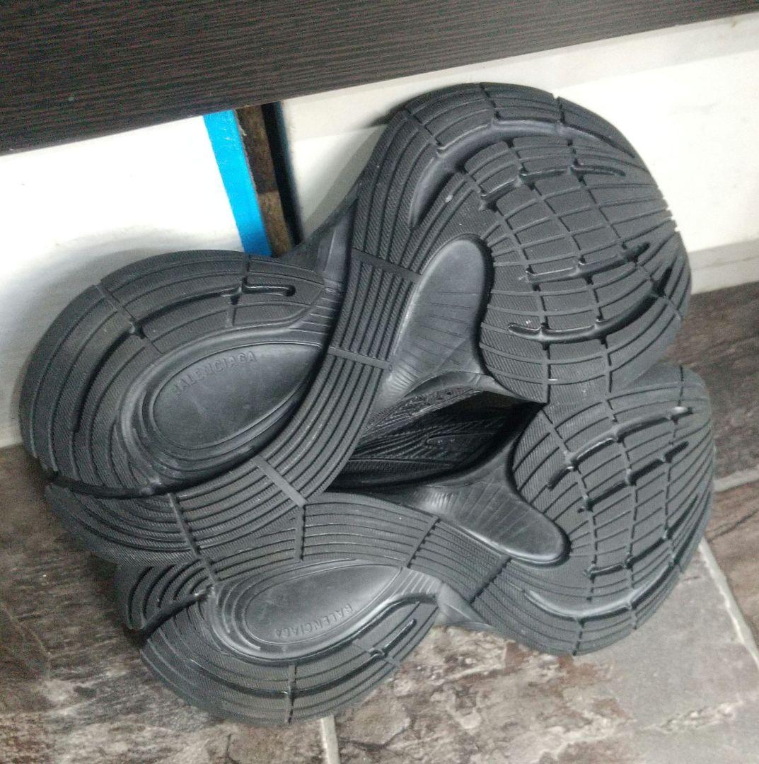 美品 バレンシアガ スニーカー ブラック 24.5cm