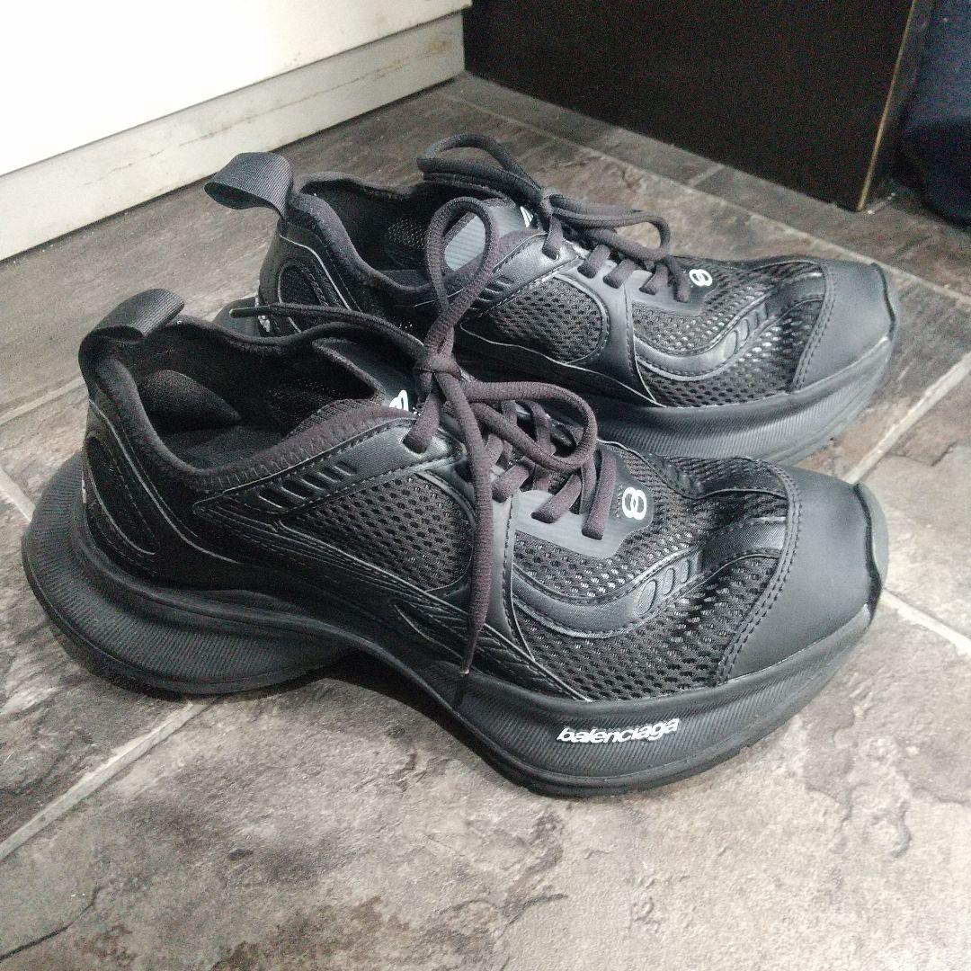 美品 バレンシアガ スニーカー ブラック 24.5cm