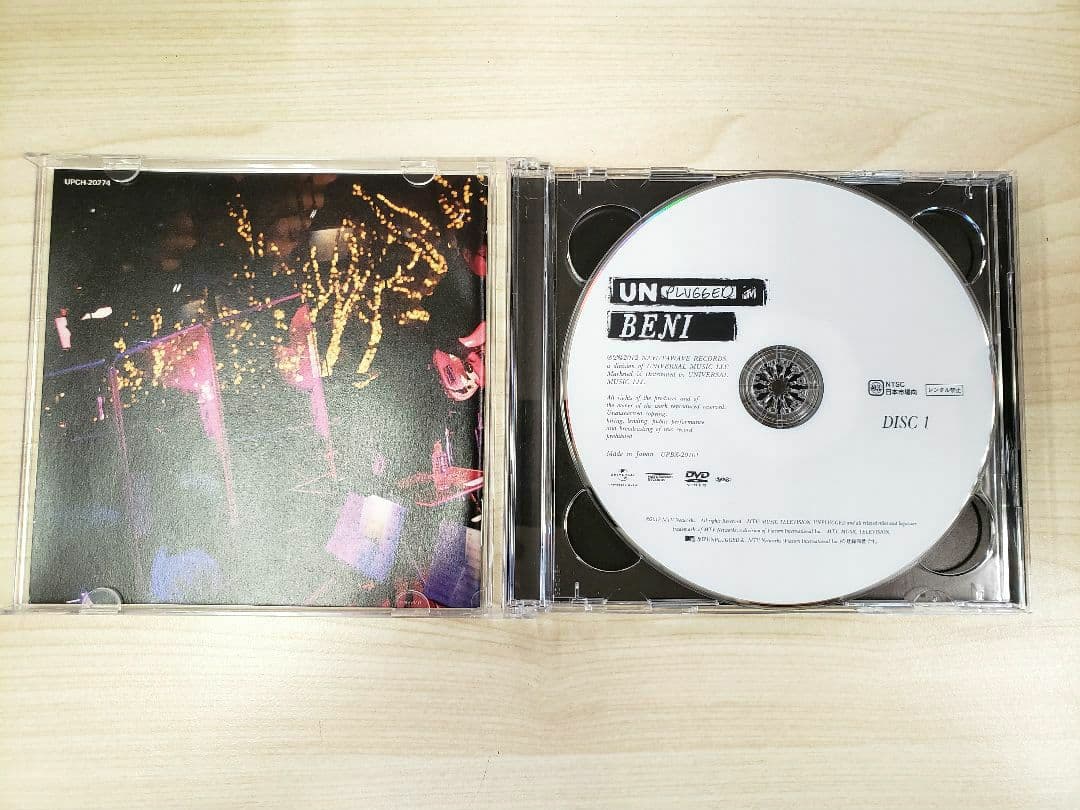 31 貴重 廃盤【CD+DVD】BENI MTV UNPLUGGED