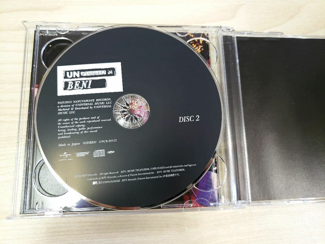 31 貴重 廃盤【CD+DVD】BENI MTV UNPLUGGED