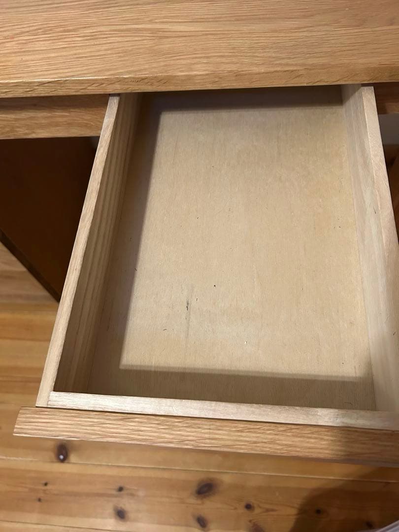 ☆お値下げ☆無印良品　無垢材　デスク オーク材　デスクのみ