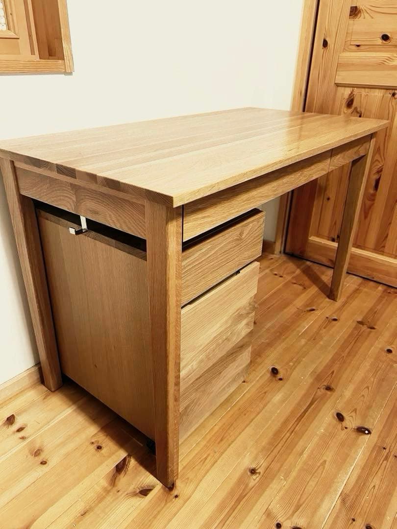 ☆お値下げ☆無印良品　無垢材　デスク オーク材　デスクのみ