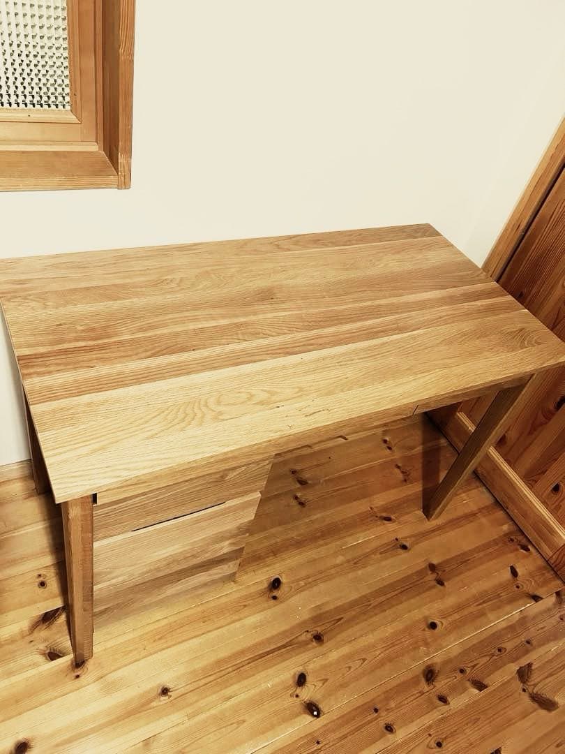 ☆お値下げ☆無印良品　無垢材　デスク オーク材　デスクのみ