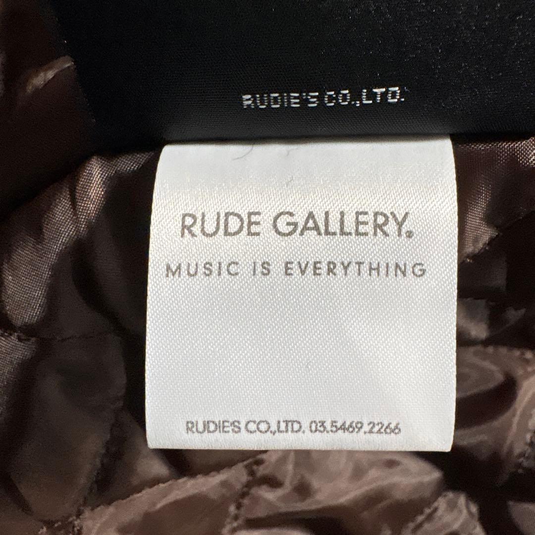 極美品　rude gallery ポケットレザーPコート　チバユウスケ ブラック