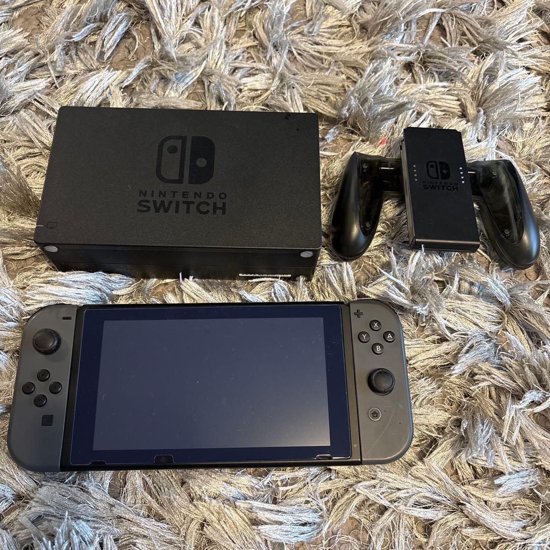 Nintendo Switch 本体 グレー バッテリー強化版