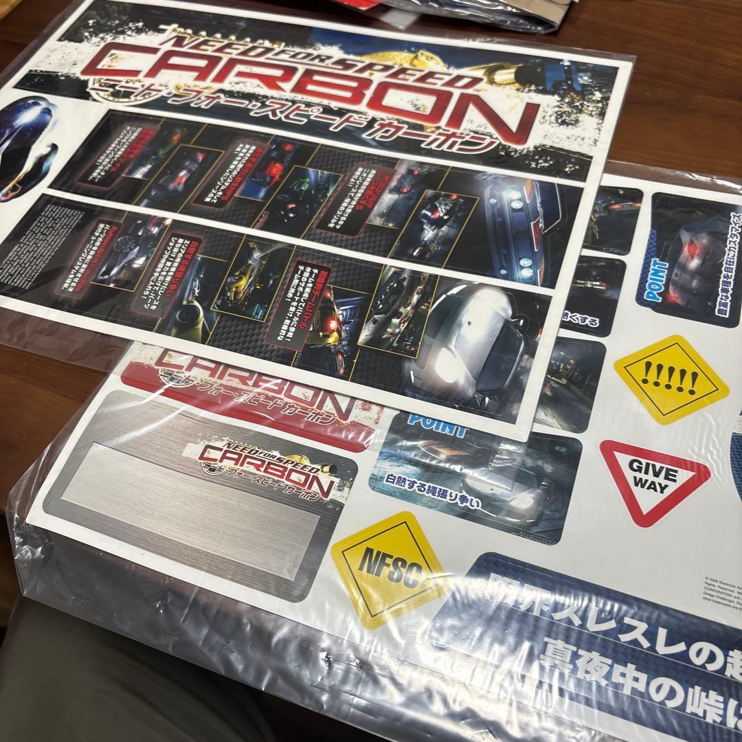 ニード　フォー　スピード　カーボン店頭　販促　ポップ　カットアウト　非売品