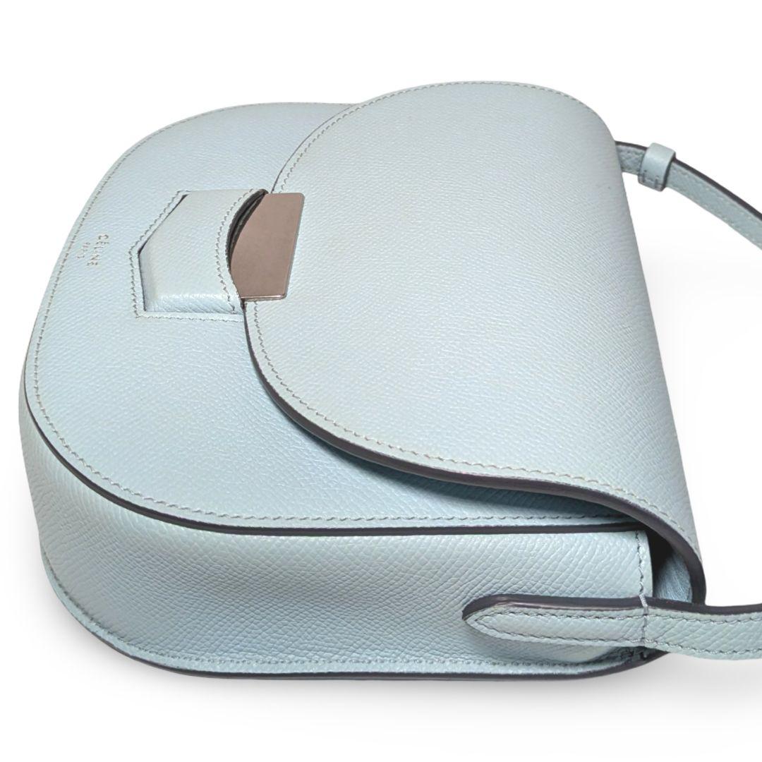 【極美品】CELINEセリーヌ トロッター　ライトブルー ショルダーバッグ