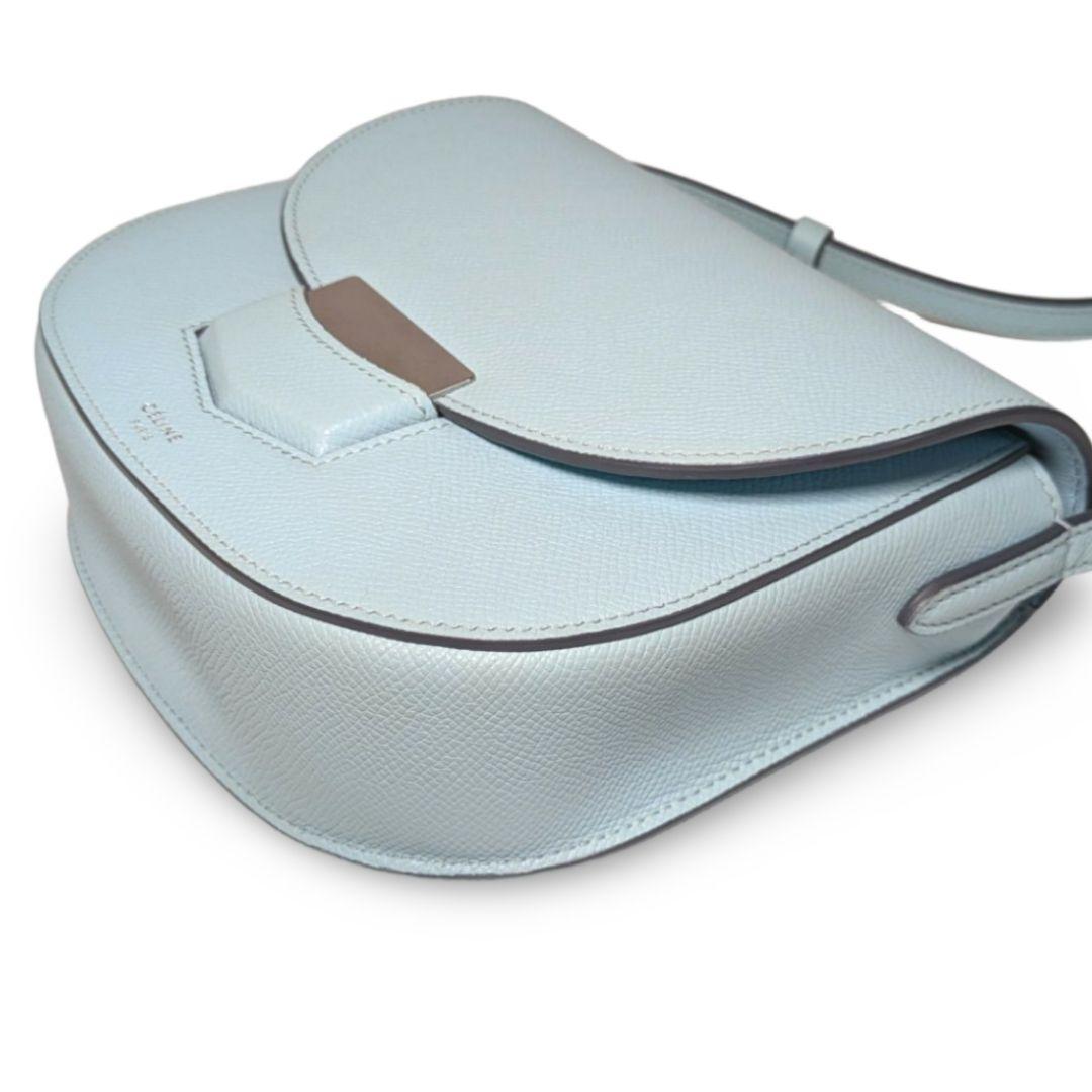 【極美品】CELINEセリーヌ トロッター　ライトブルー ショルダーバッグ