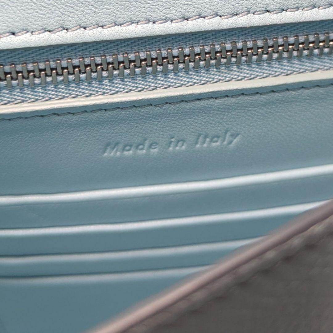 【極美品】CELINEセリーヌ トロッター　ライトブルー ショルダーバッグ