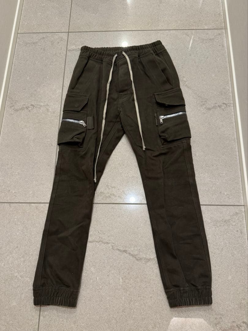 【人気】Rick Owens カーゴパンツ