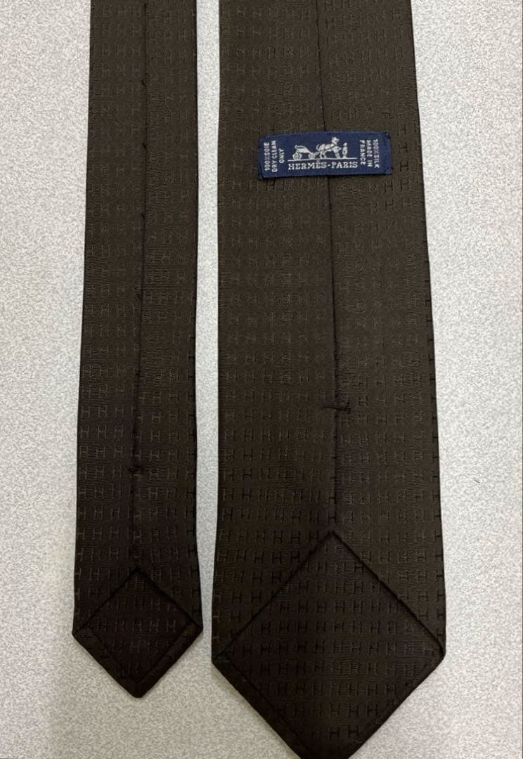 新品　エルメス　ジャガード　H柄　冠婚葬祭