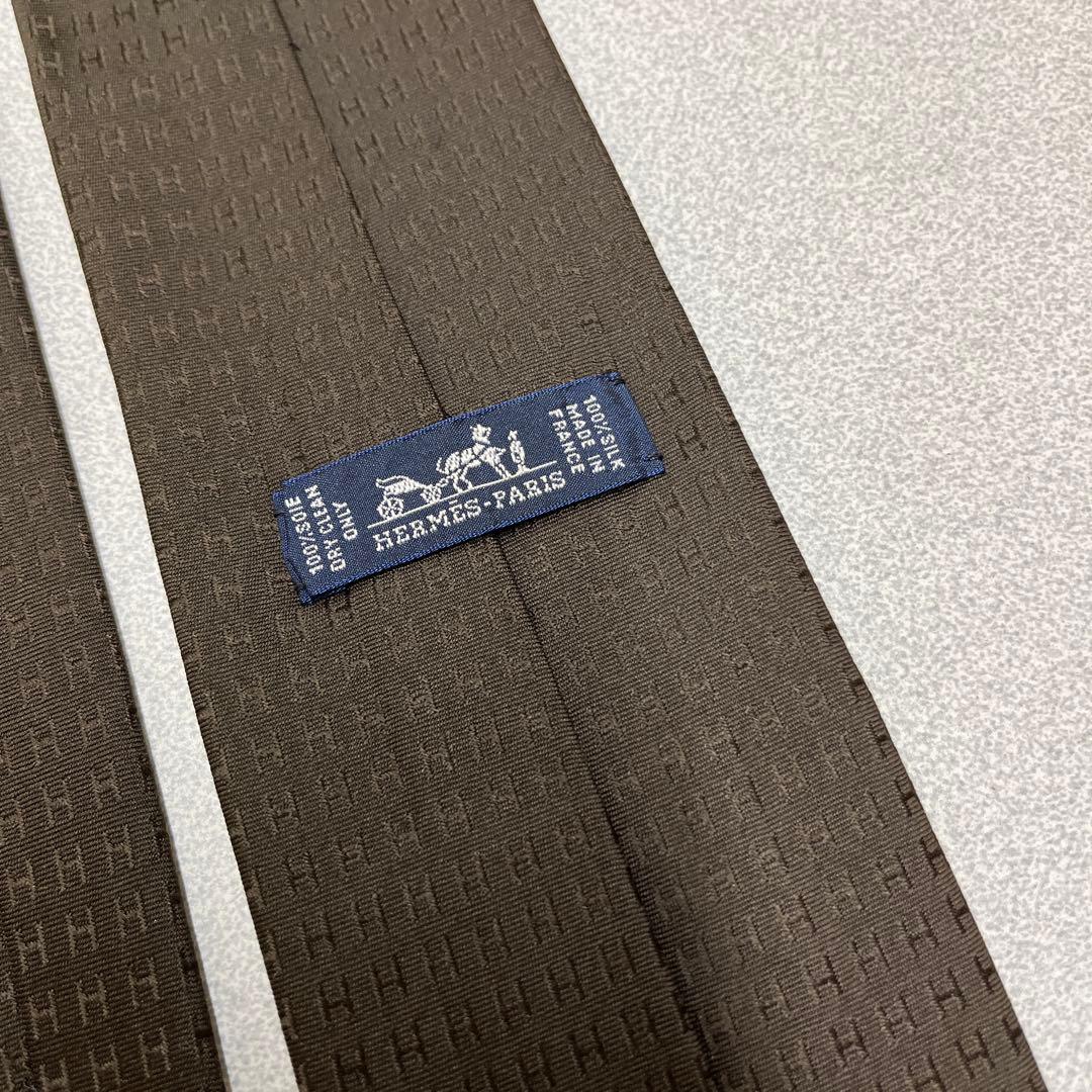 新品　エルメス　ジャガード　H柄　冠婚葬祭