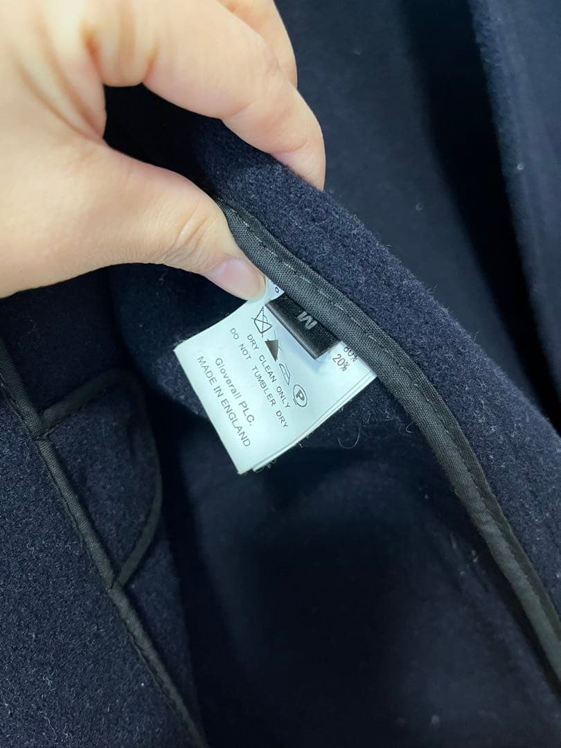 【値下げ】BEAMS Gloverall ダッフルコート ネイビー M