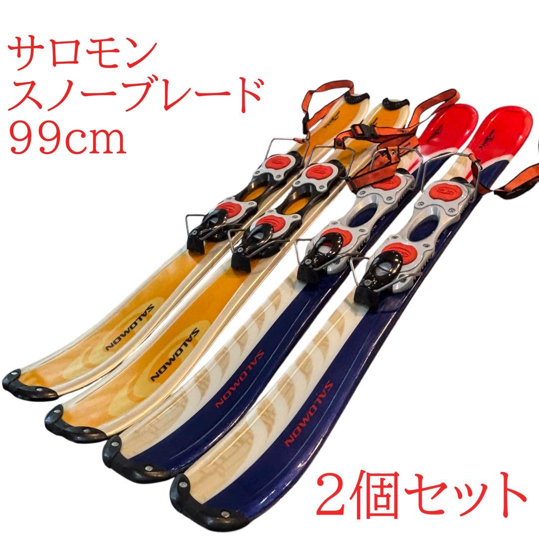 サロモン ショートスキー　ファンスキー　2個セット