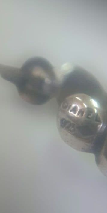 CHANELロゴピアス シルバー VINTAGE CHANEL