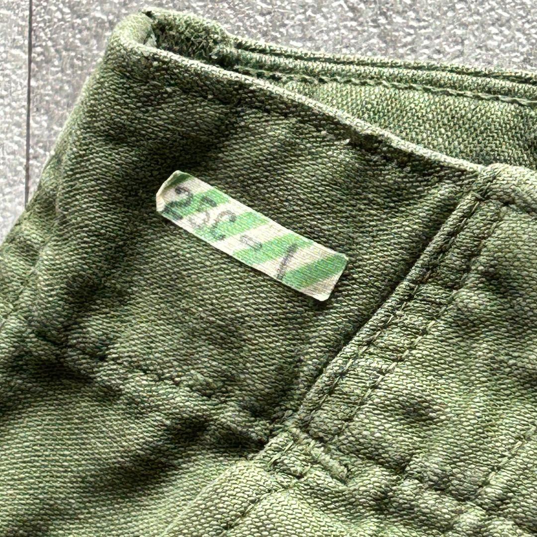 60s アメリカ軍 OG107 ベイカーパンツ 30×35