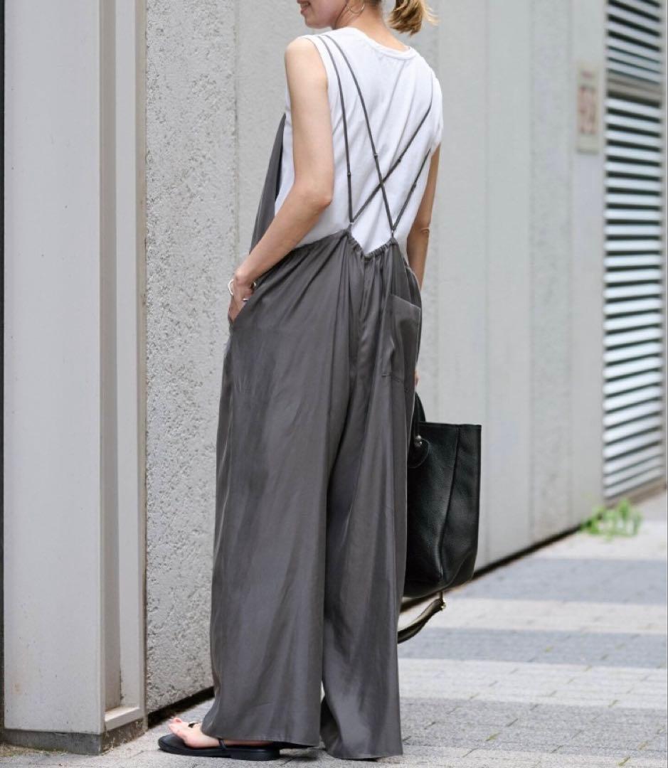 FRAMeWORKフレームワーク⭐︎キュプラツイルキャミサロペット