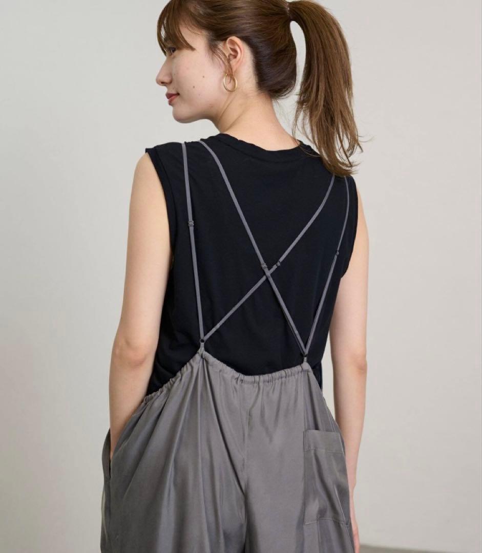 FRAMeWORKフレームワーク⭐︎キュプラツイルキャミサロペット