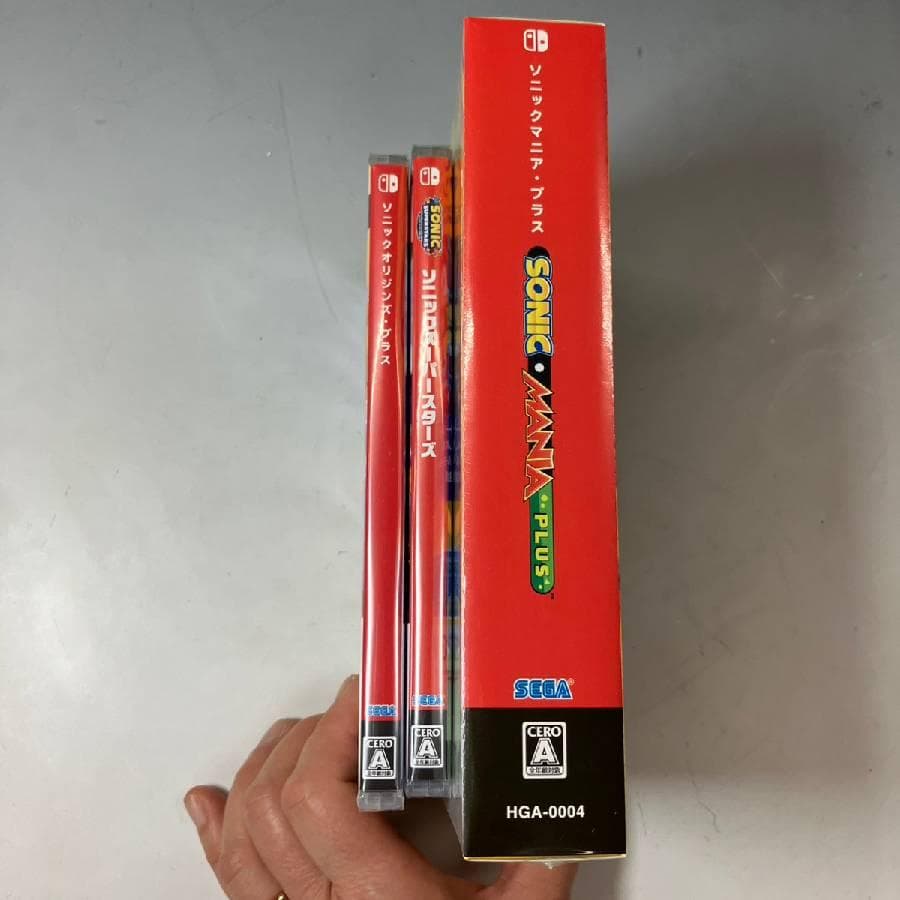 値下 未開封 新品 3本 ソニックマニアプラス オリジンズプラス スーパースター