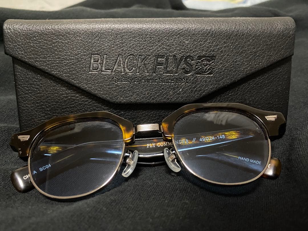 BLACK FLYS 42-145 トータスシェル　鼈甲