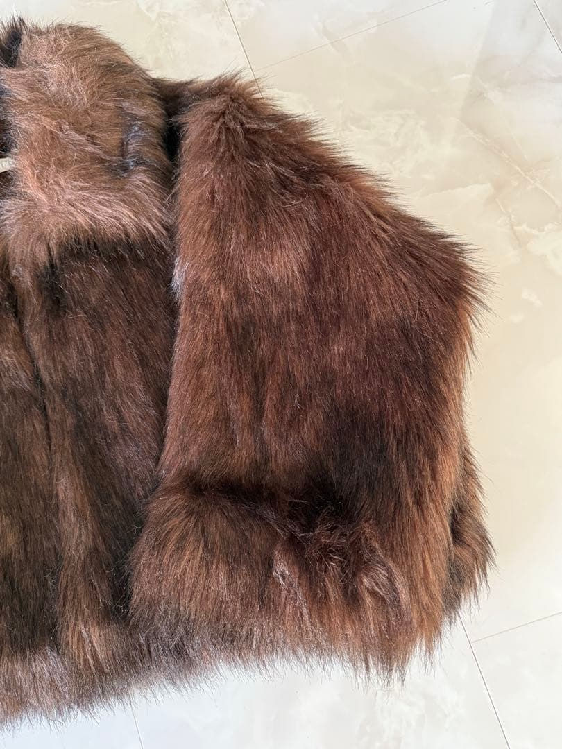 【未使用品】leinwande Vegan Fur Jacket / Brown