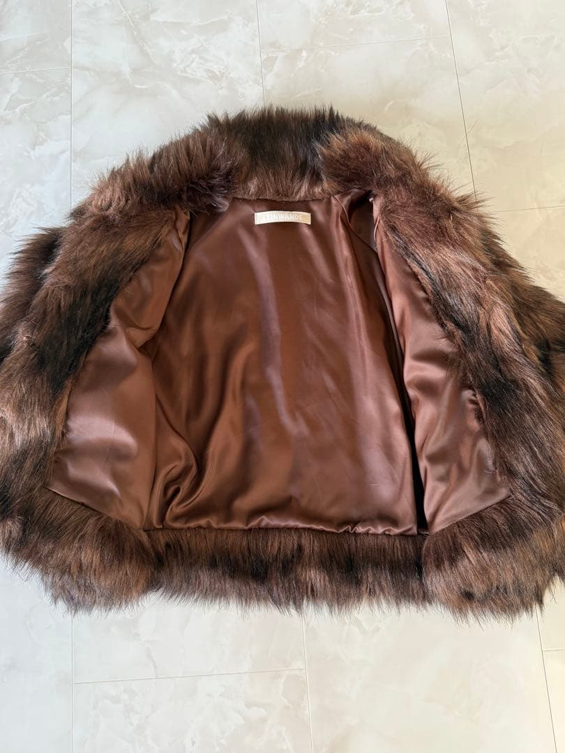 【未使用品】leinwande Vegan Fur Jacket / Brown
