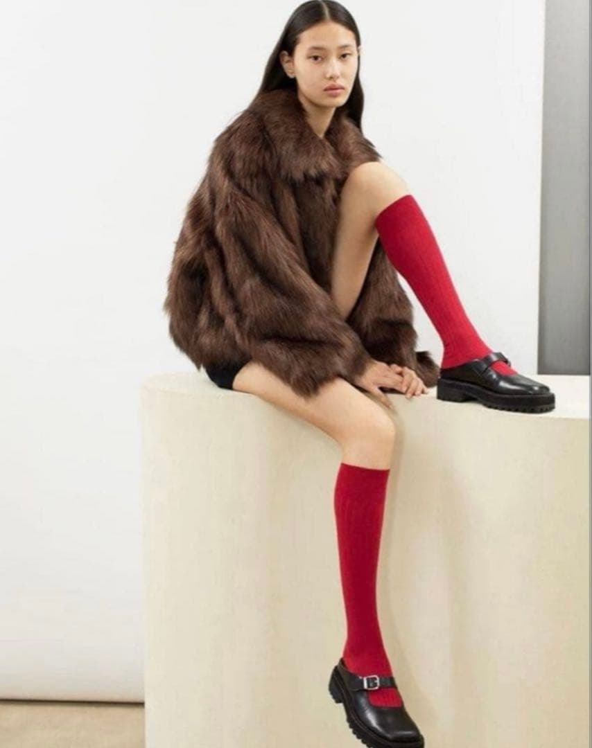 【未使用品】leinwande Vegan Fur Jacket / Brown