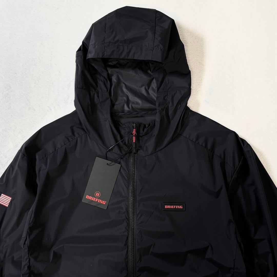 【新品タグ付】 BRIEFING ブリーフィング ウインドパーカー M ブラック