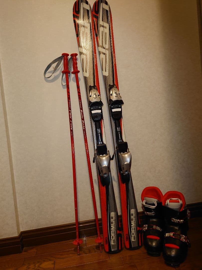 エラン ジュニア スキー 3点セット　130cm