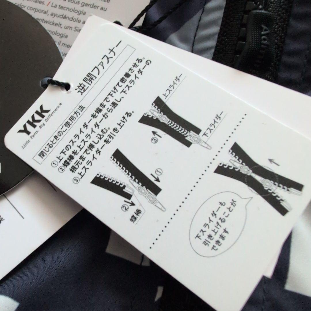 【未使用タグ付き】アドミラルゴルフ　モノグラムダウンジャケットパーカー　L