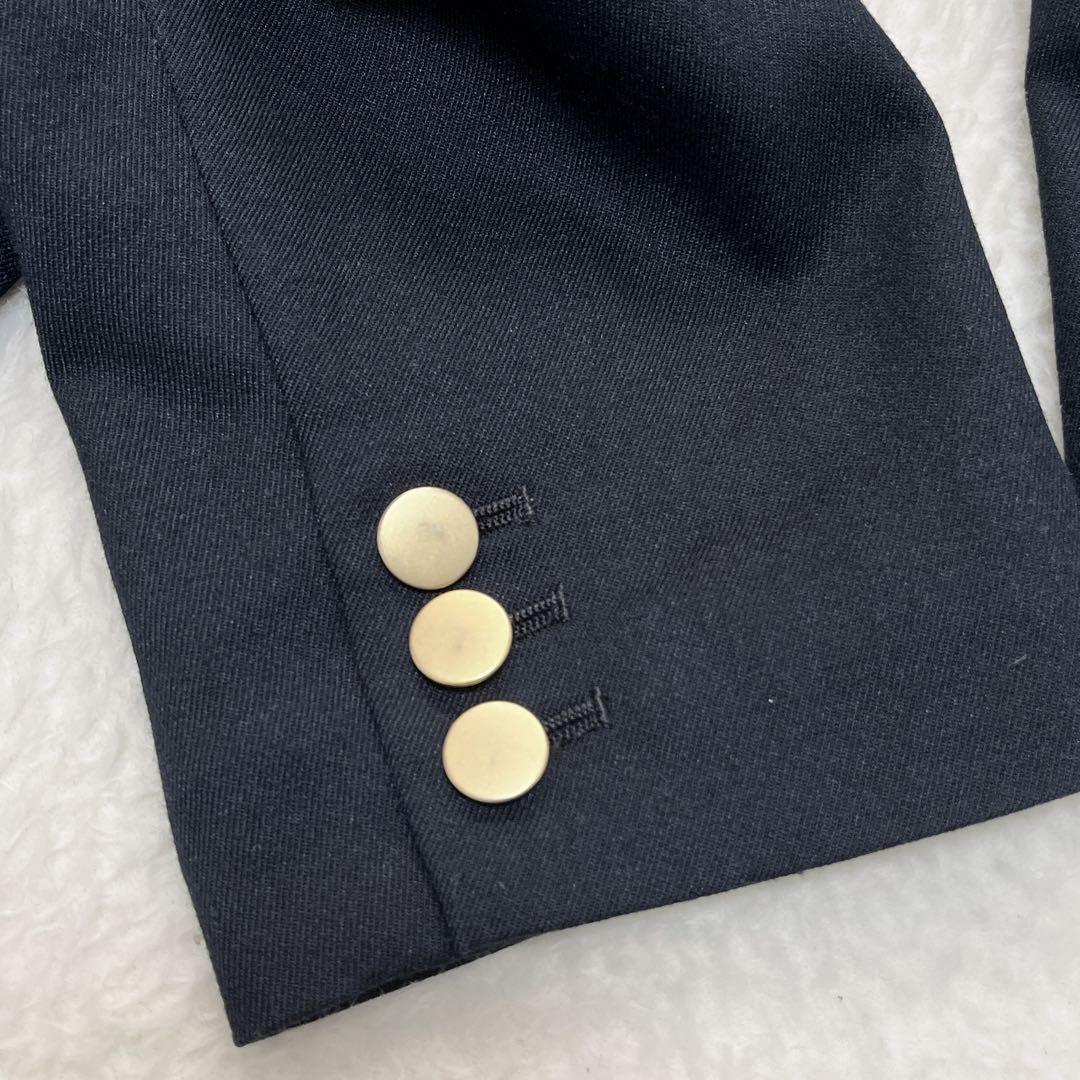 スローブイエナ 紺ブレ ネイビー 金ボタン 38 ダブル テーラードジャケット