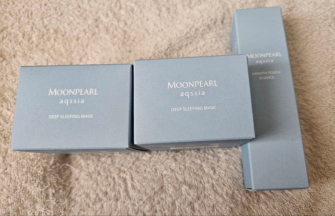 ムーンパールアクシアディープスリーピングマクス2セット+スムースタッチエッセンス