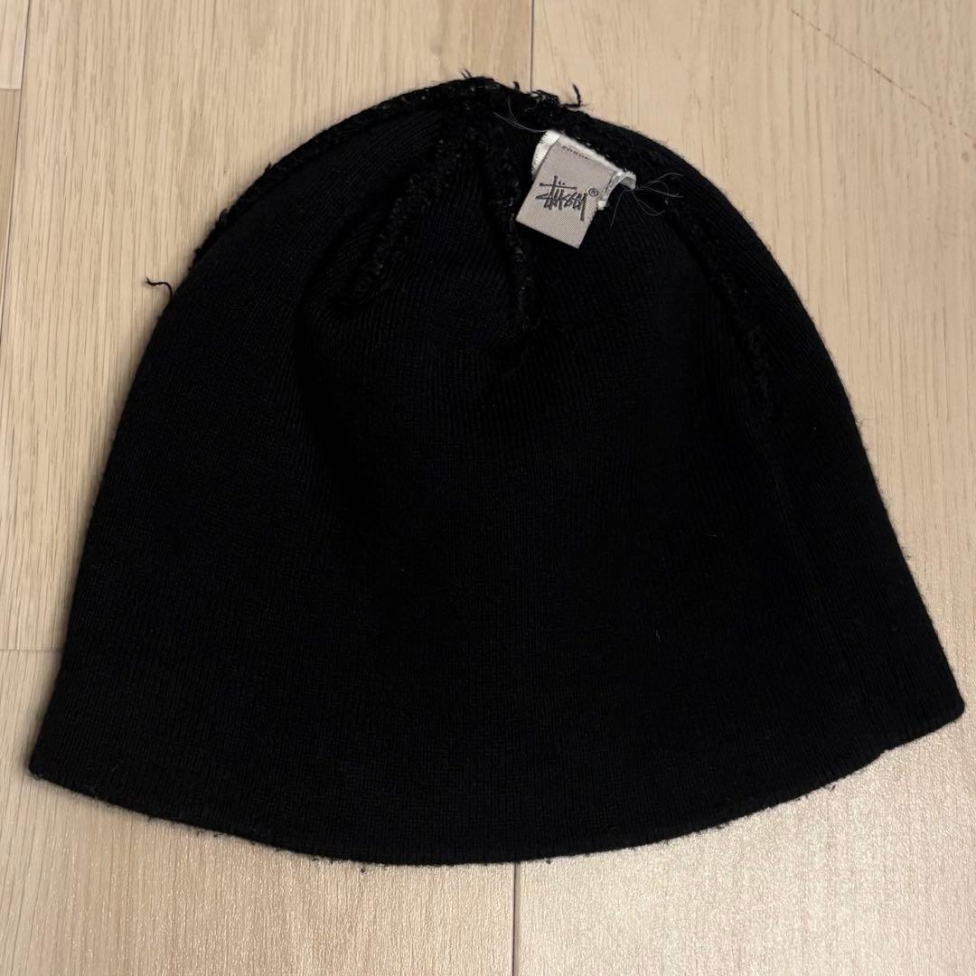 old stussy 90s 歴代ロゴ 総柄 ビーニー