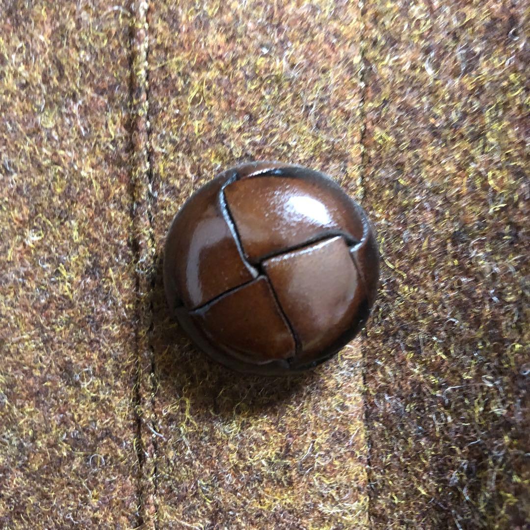 Kiyo★新品未使用★BURBERRY LONDON製メンズピーコート茶Ｌ