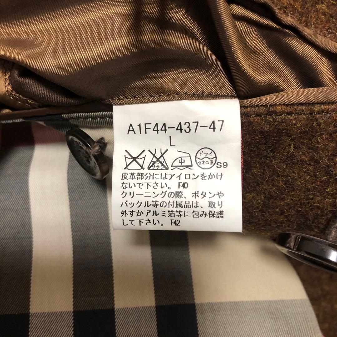 Kiyo★新品未使用★BURBERRY LONDON製メンズピーコート茶Ｌ