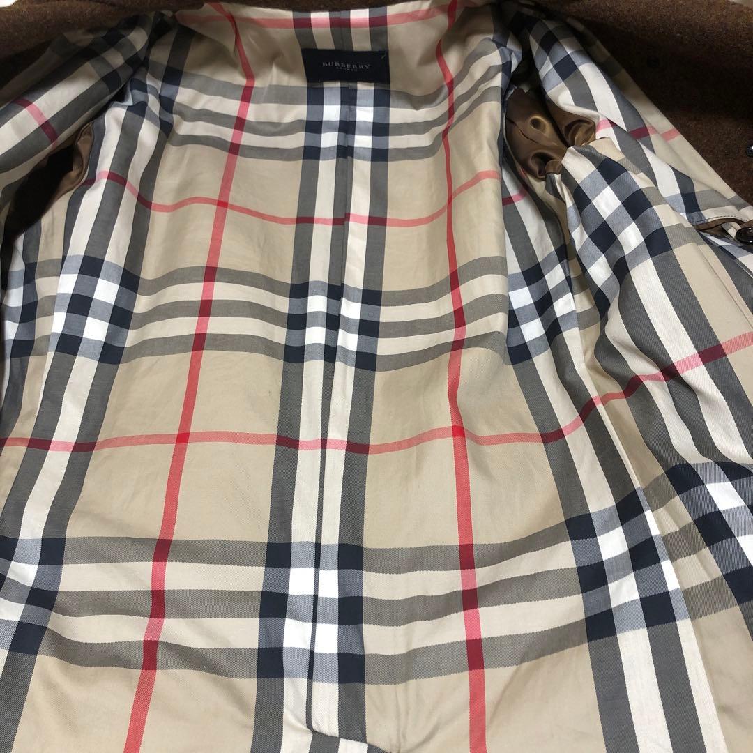 Kiyo★新品未使用★BURBERRY LONDON製メンズピーコート茶Ｌ