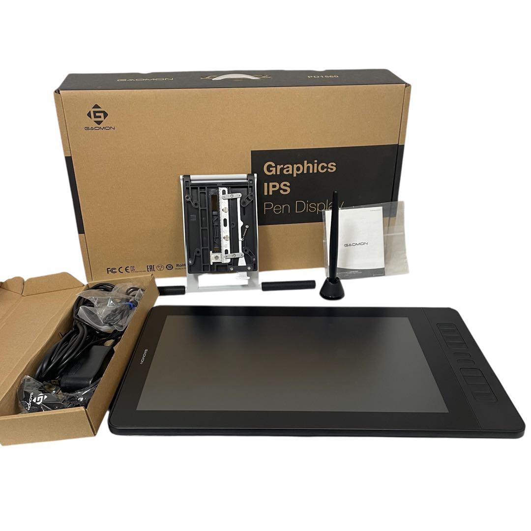 GAOMON液タブ PD1560 15.6インチ 液晶ペンタブレット