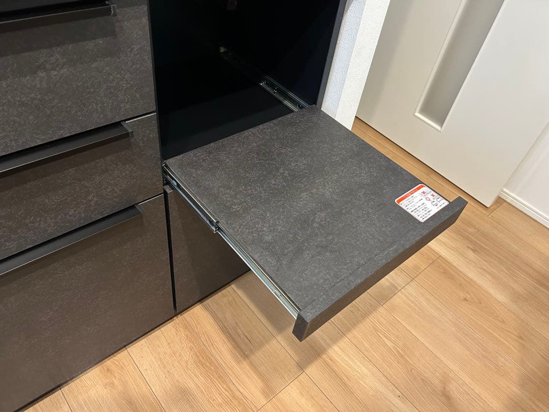 キッチンカウンター120cm 石目調 セラミック 天板