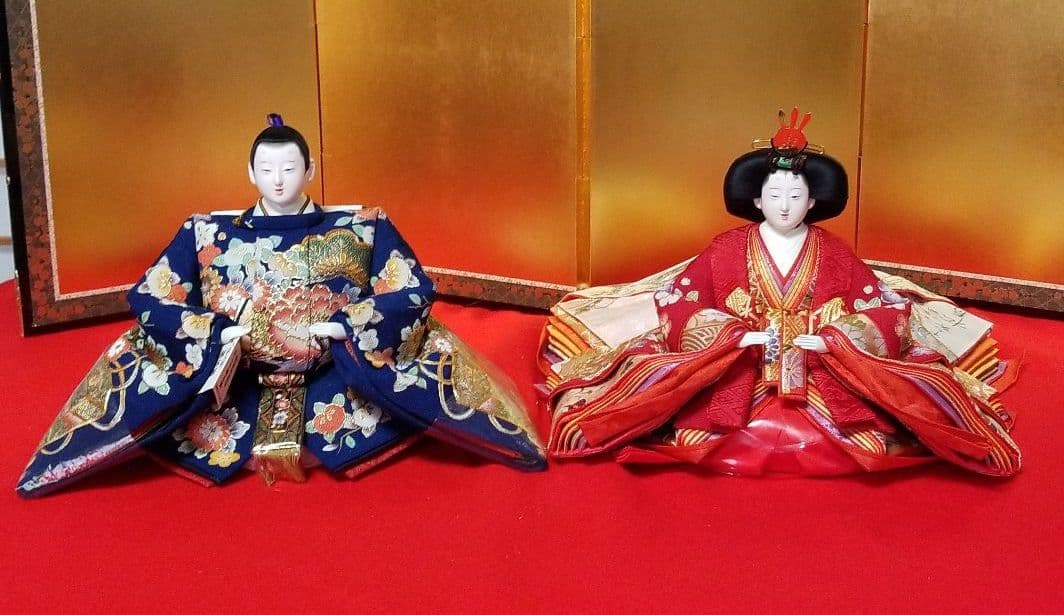 雛人形　松寿作　親王飾り