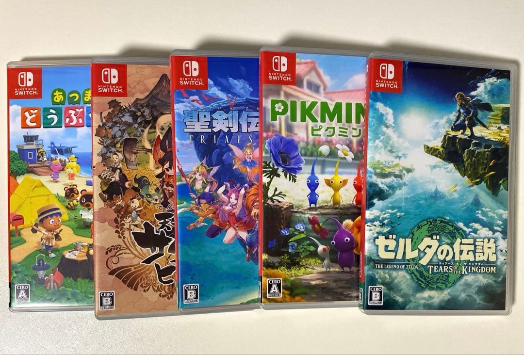 Nintendo Switch パッケージソフト5本セット
