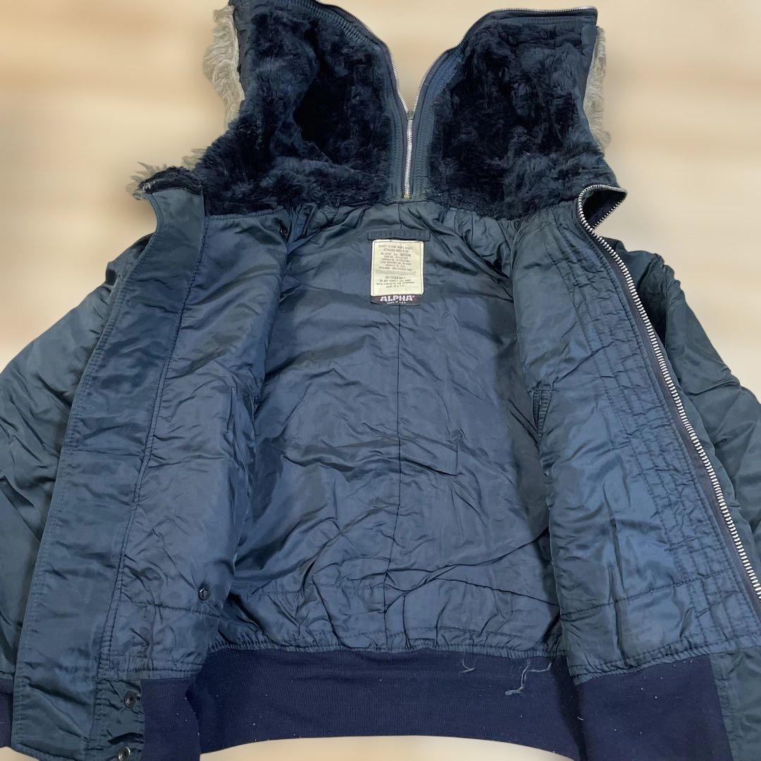 【大人気】90s USA製 ALPHA N-2B フライトジャケット