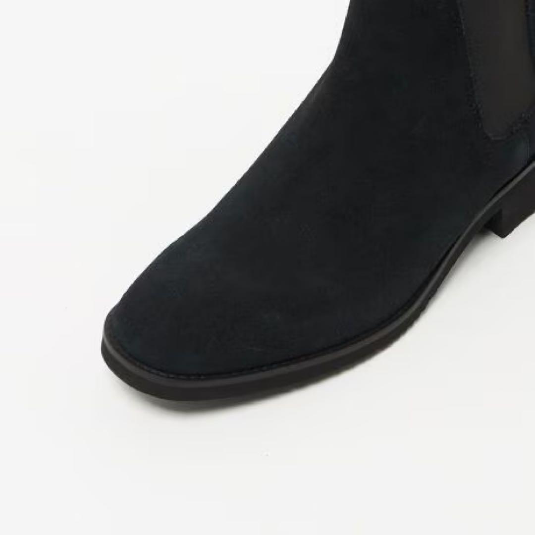 all time shoes ブラック サイドゴアスウェードブーツ　新品未使用