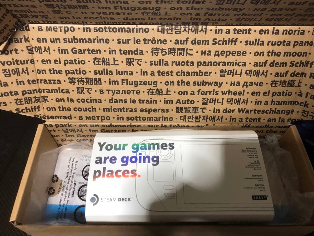 steamdeck 512GB＋SDカード512GB