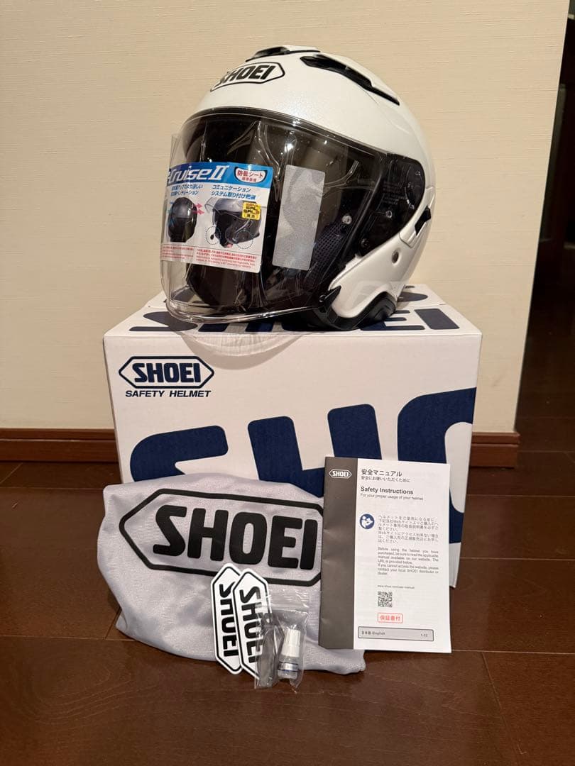 美品！2024年SHOEI J-Cruise II ルミナスホワイトjクルーズ2